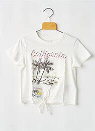 T-shirt stretch manches courtes blanc NAME IT fille