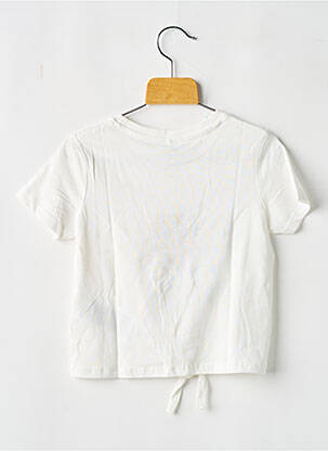 T-shirt bio manches courtes blanc NAME IT fille
