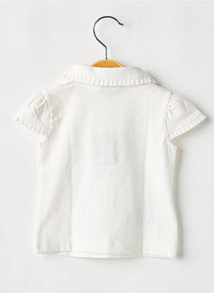 Polo stretch manches courtes beige MAYORAL fille