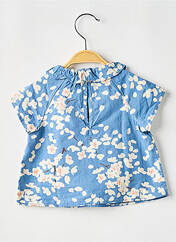 Blouse bleu PETIT BATEAU pour fille seconde vue