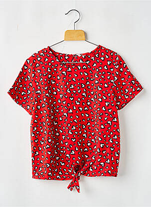 Blouse rouge ONLY pour fille