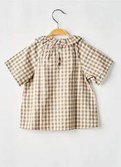 Blouse vert PETIT BATEAU pour fille seconde vue