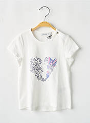 T-shirt blanc IKKS pour fille seconde vue