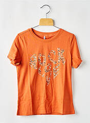 T-shirt orange ONLY pour fille seconde vue