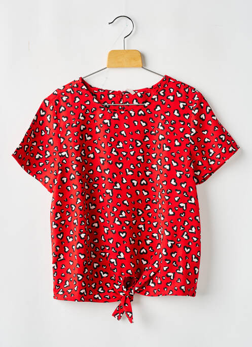 Blouse rouge ONLY pour fille