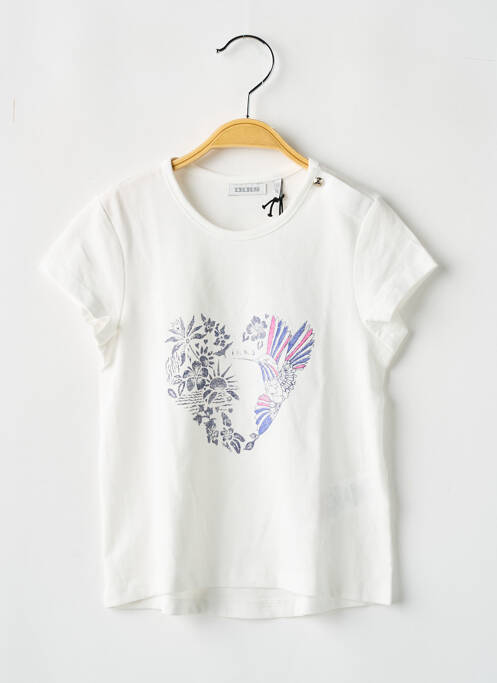 T-shirt blanc IKKS pour fille