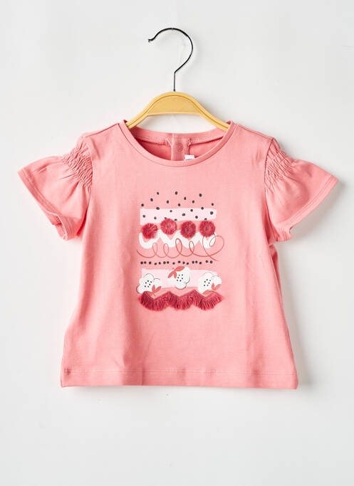 T-shirt rose MAYORAL pour fille