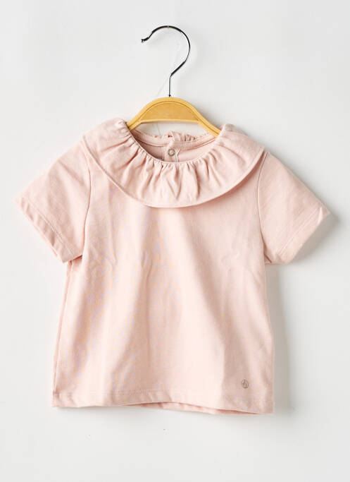 T-shirt rose PETIT BATEAU pour fille