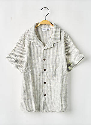 Chemise manches courtes manches courtes gris NAME IT garçon