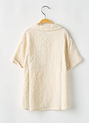 Chemise manches courtes manches courtes beige NAME IT garçon