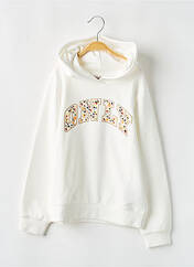 Sweat-shirt à capuche blanc ONLY pour fille seconde vue