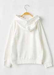 Sweat-shirt à capuche blanc ONLY pour fille seconde vue