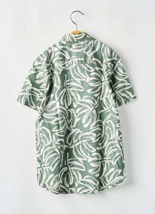 Chemise manches courtes vert JACK & JONES pour garçon