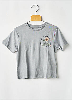 T-shirt imprimé fantaisie manches courtes gris NAME IT garçon