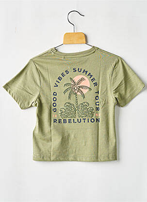 T-shirt imprimé fantaisie manches courtes vert NAME IT garçon