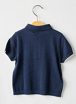 Polo coupe droite manches courtes bleu MAYORAL garçon