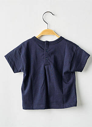 T-shirt imprimé fantaisie manches courtes bleu PETIT BATEAU garçon