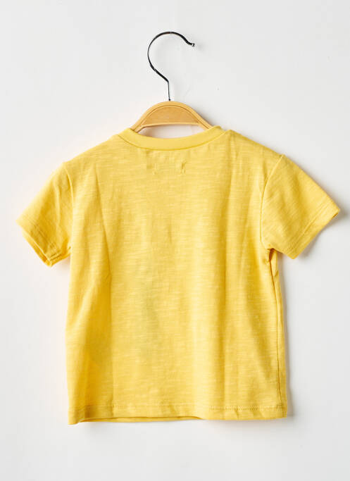 T-shirt coupe droite manches courtes jaune IKKS garcon