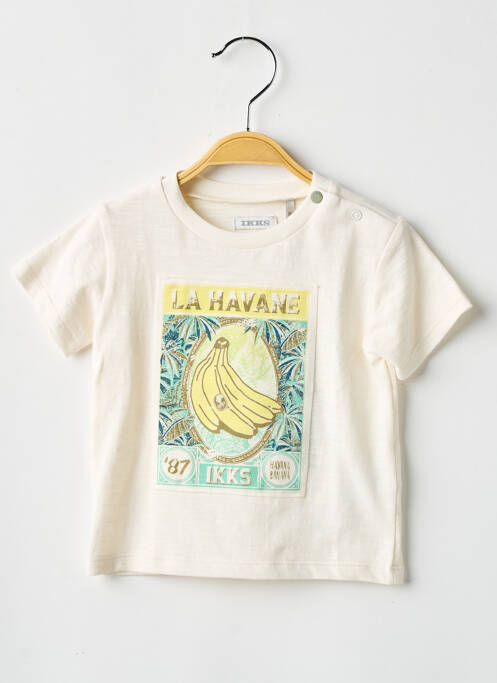 T-shirt beige IKKS pour fille