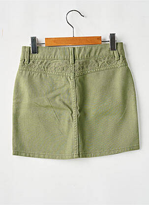 Jupe mi-longue taille ajustable vert ONLY fille