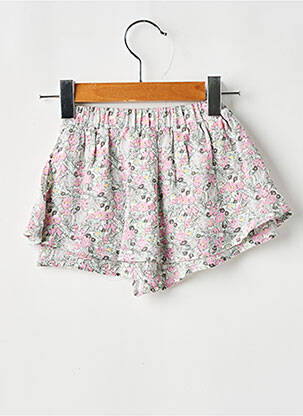 Jupe short coupe évasée rose IKKS fille