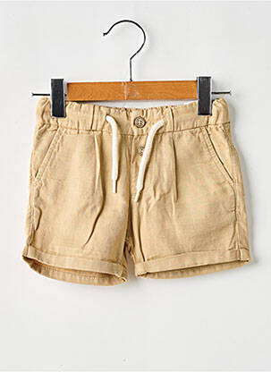 Short poches taille ajustable beige MAYORAL fille