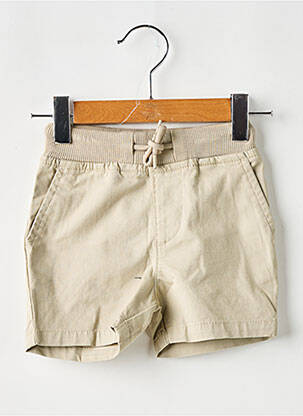 Short fermeture liens à nouer taille élastique beige IKKS fille
