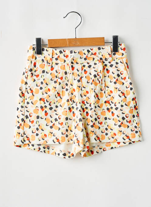 Short stretch taille ajustable blanc ONLY fille