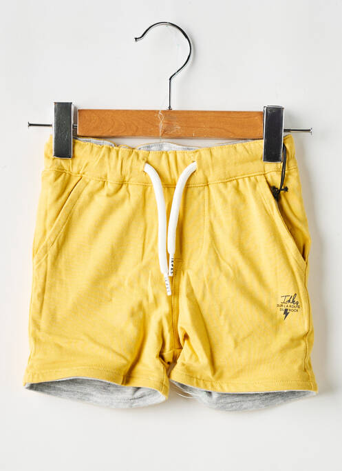 Short stretch taille élastique jaune IKKS garcon