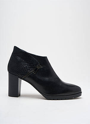 Bottines/boots matière lisse talon de 4 à 6cm noir MITICA femme
