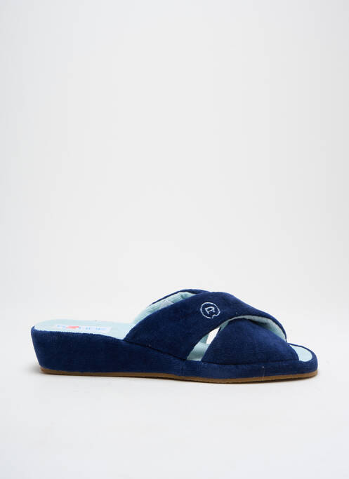 Chaussons/Pantoufles bleu ROHDE pour femme