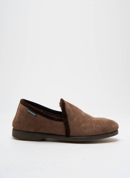 Chaussons/Pantoufles marron LA VAGUE pour femme