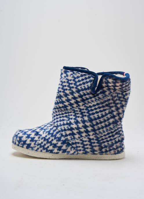 Chaussons/Pantoufles bleu PERRIN femme