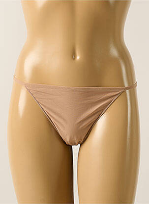 String effet matière satinée chair SIMONE PERELE femme