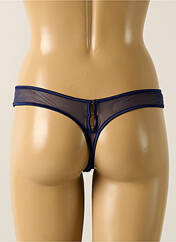 Tanga bleu IMPLICITE pour femme seconde vue