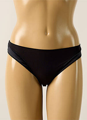 Tanga noir IMPLICITE pour femme