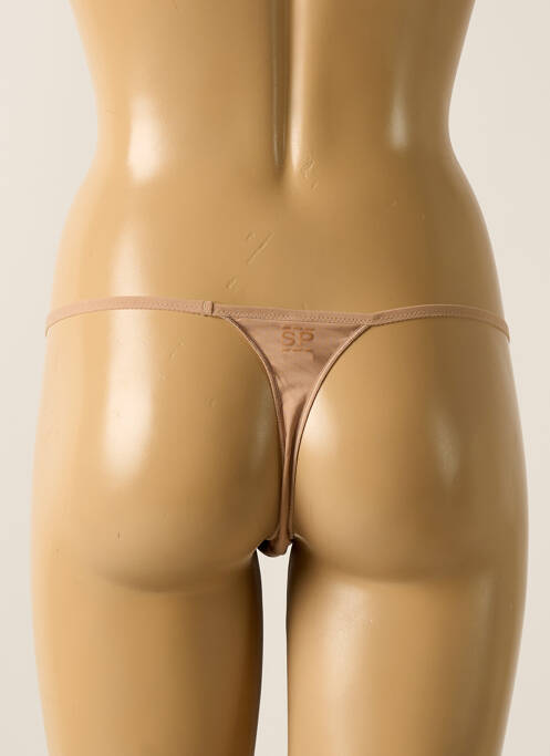 String effet matière satinée chair SIMONE PERELE femme