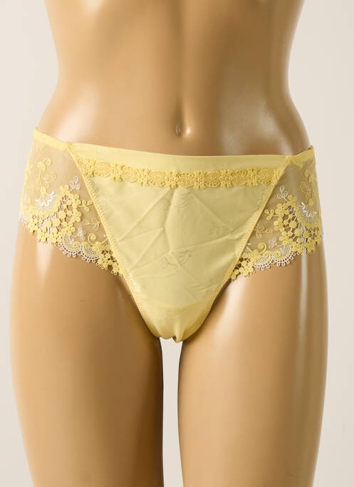 Tanga jaune SIMONE PERELE pour femme