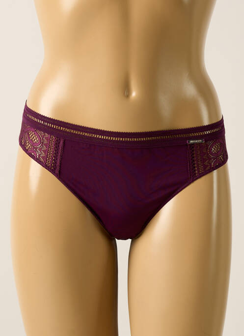 Tanga violet IMPLICITE femme
