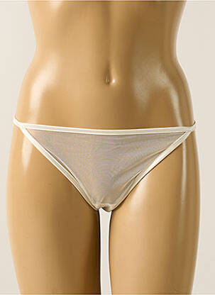 Culotte effet matière satinée blanc IMPLICITE femme