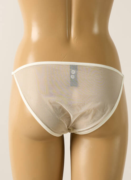 Culotte effet matière satinée blanc IMPLICITE femme