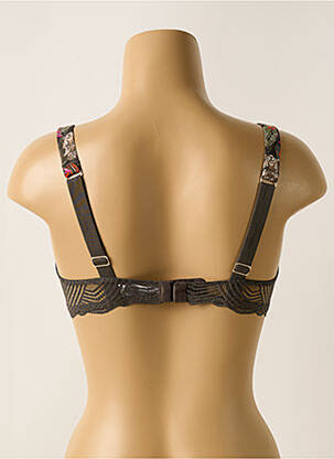 Soutien-gorge effet matière satinée haut soutien-gorge emboitant vert MORGAN femme