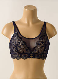 Soutien-gorge sans armature haut bandeau bleu MORGAN femme