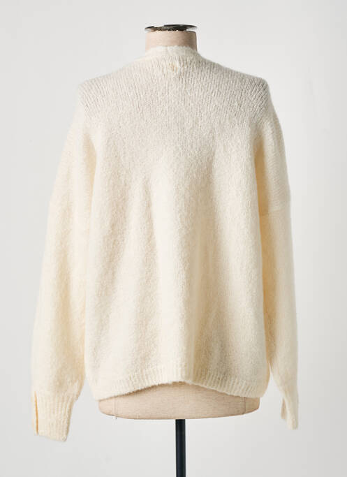 Gilet manches longues beige DES PETITS HAUTS pour femme