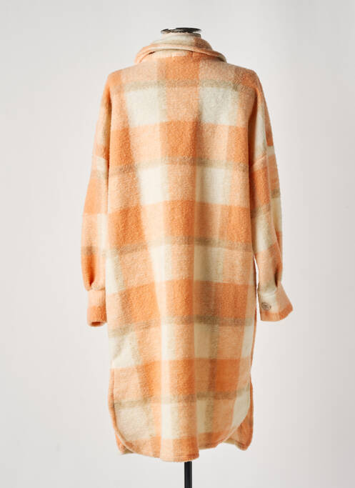 Manteau long orange BOBBIE&BOB pour femme
