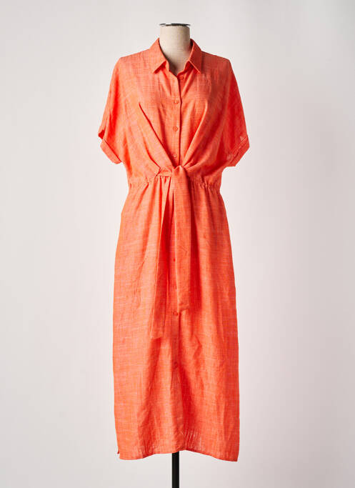 Robe longue orange FRNCH pour femme