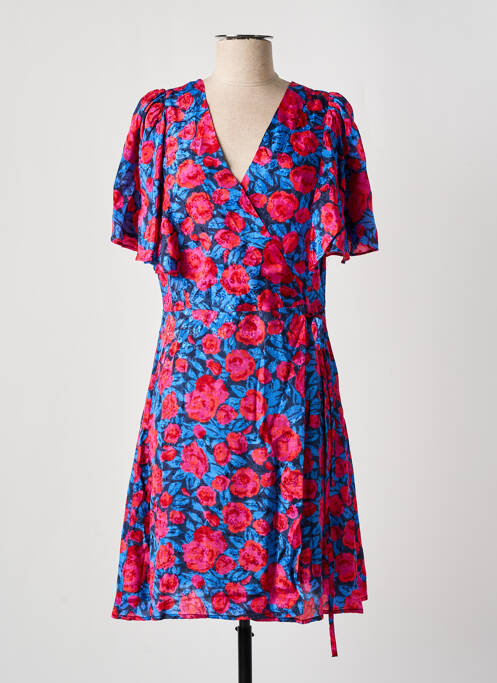 Robe mi-longue bleu LA PETITE ETOILE pour femme