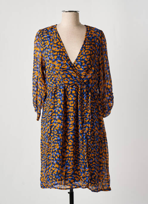 Robe mi-longue bleu LA PETITE ETOILE pour femme