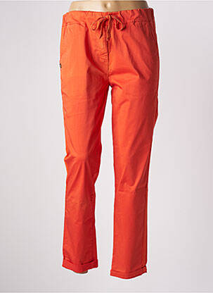 Pantalon 7/8 stretch taille normale orange PAKO LITTO femme