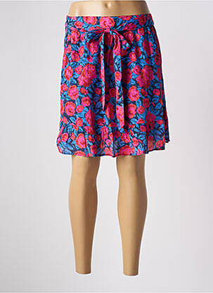 Jupe courte taille haute bleu LA PETITE ETOILE femme